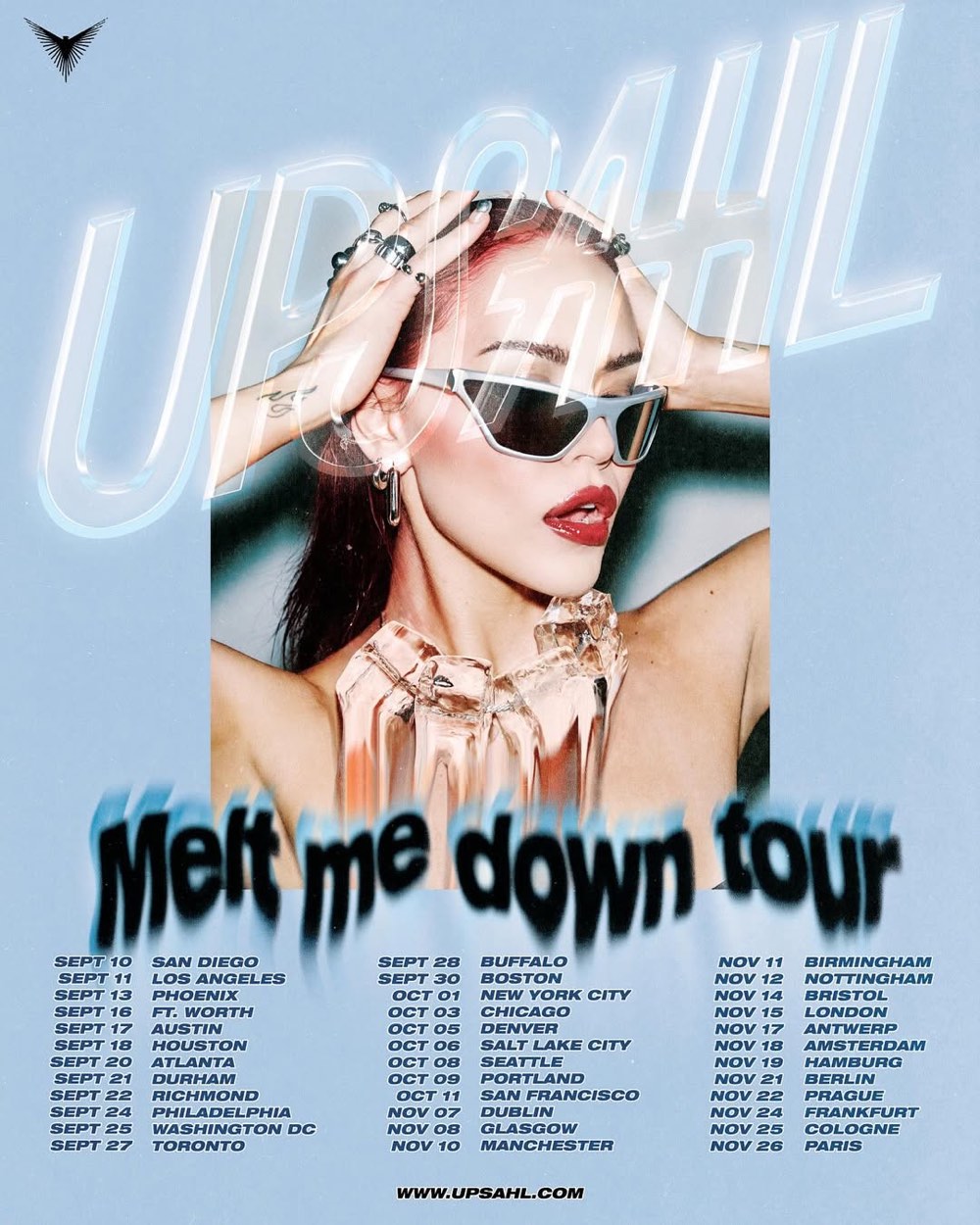 Melt Me Down Tour flyer