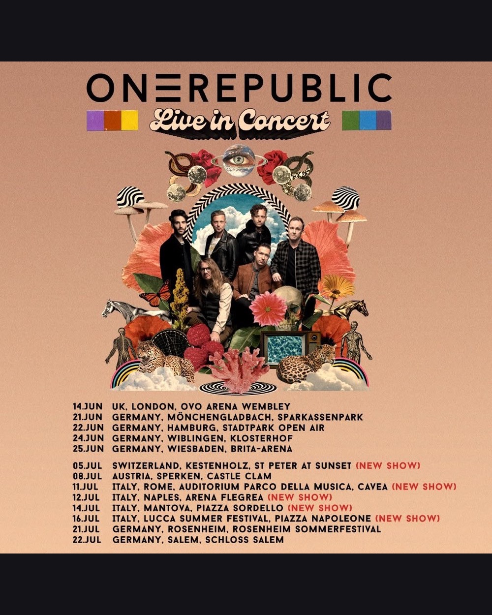 Live In Concert flyer
