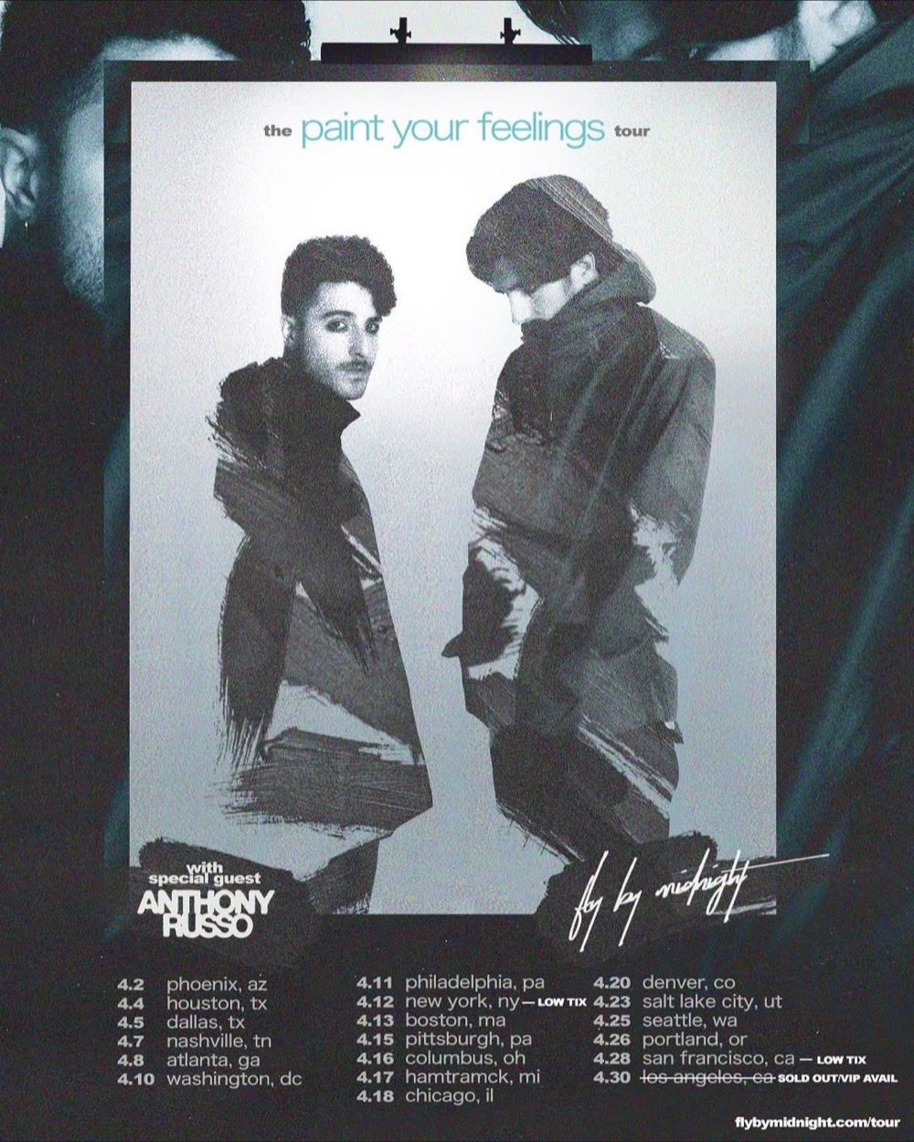 Paint Your Feelings Tour flyer